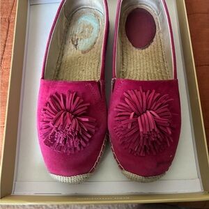 Michael Kors Fuchsia Espadrilles with Fringe